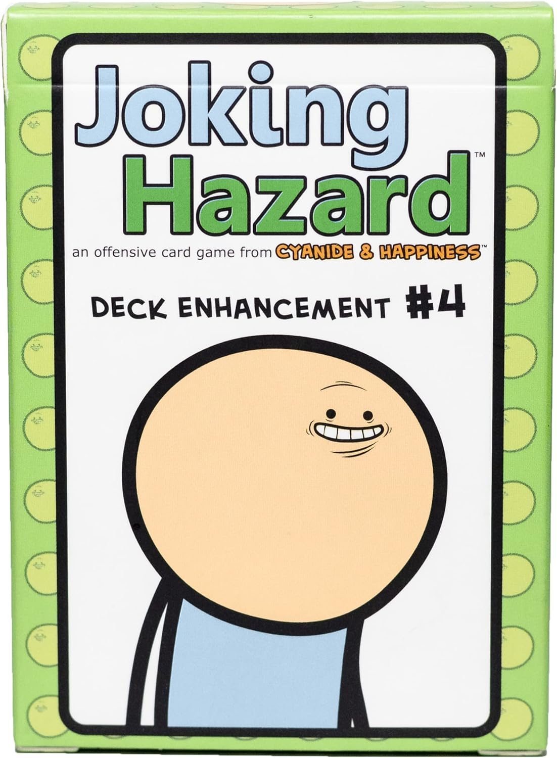 Joking Hazard Deck Enhancement #4 - the Fourth Expansion of Comic Building Card - Party Game by Cyanide and Happiness for 3-10 Players,Green