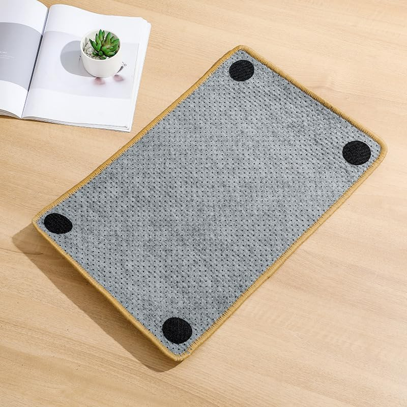 Cat Scratcher Mat, Natural Sisal Cat Scratch Mats, Horizontal Cat Floor Scratching Pad Rug, Protect Carpets and Sofas (Nature Rectangle 40X60Cm) image number 4