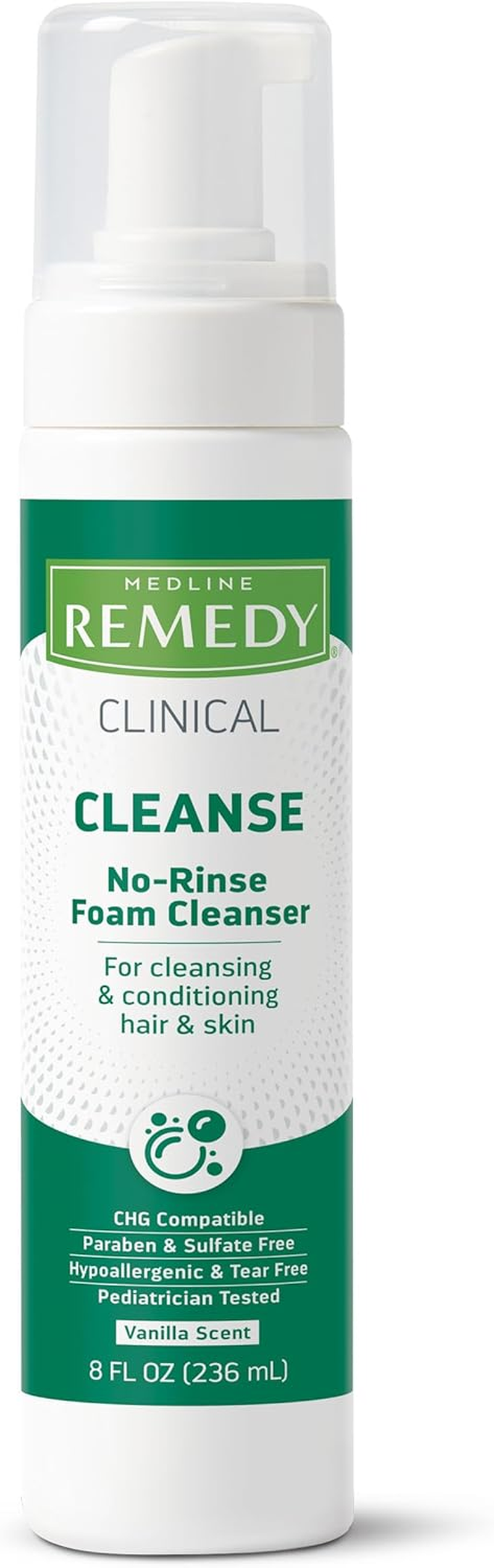 Medline Remedy Phytoplex Hydrating Cleansing Foam, 8 Fluid Ounce image number 4