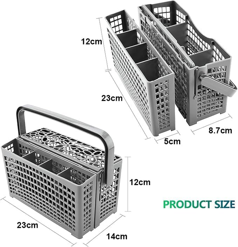 Qinghong 2 in 1 Universal Dishwasher Replacement Cutlery Basket Utensil Basket Utensil Basket with Handle image number 3