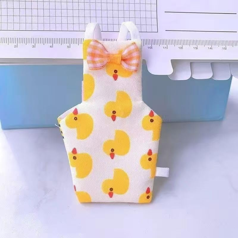 2 Pcs Bird Diapers Flight Suits Diapers with Flying Leash Reusable Parrot Nappy with Waterproof Inner Layer (Pink+Yellow, L, Count, 1) image number 4