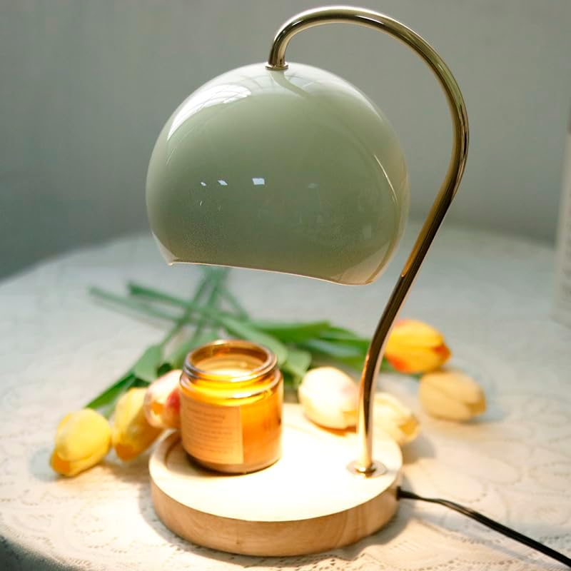 Candle Warmer Lamp, Adjustable Height, with Timer Dimmer, 2 Light Bulbs,Home Decor Women House Warming Gifts image number 2