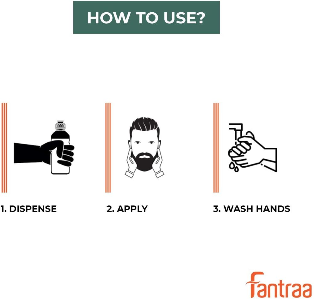 Fantraa Beard and Hair Fragrance Oil - 30 Ml (Nomadic) | for Men | Make Beard Nourish, Soft & Touchable | No Harmful Chemicals | Ideal for Daily Use image number 4