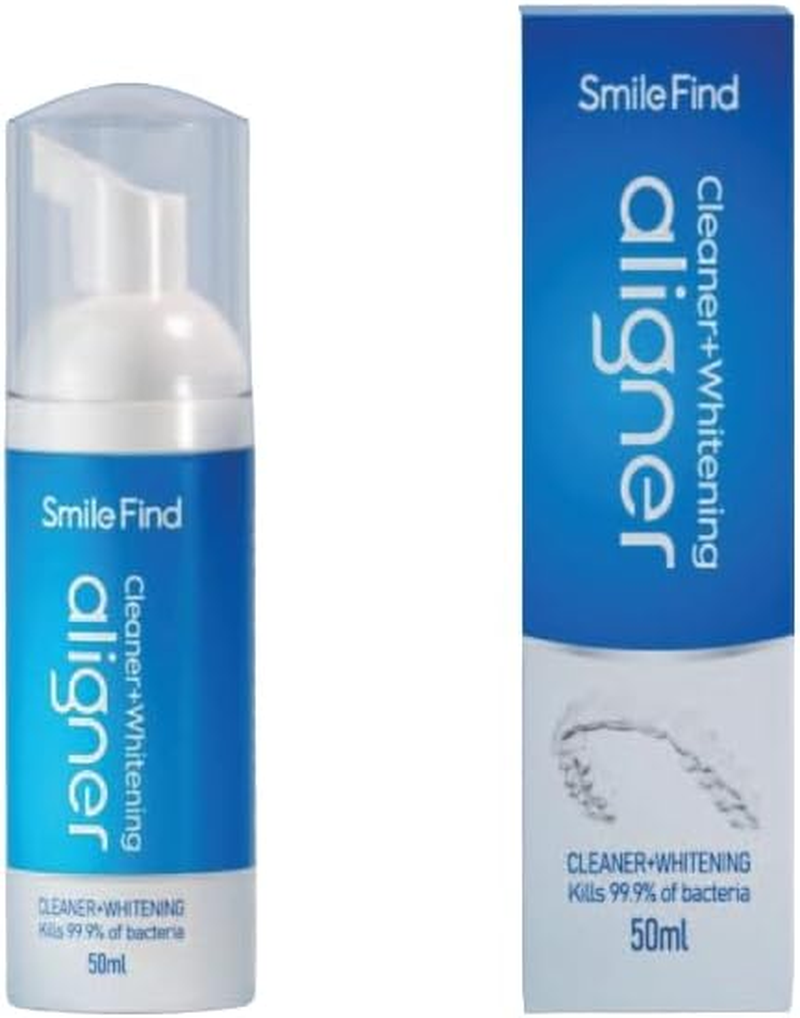 Smilefind Whitening Aligner & Retainer Foam - Antibacterial, Fresh Breath Cleaning for Clear Aligners, Dentures & Mouth Guards image number 3
