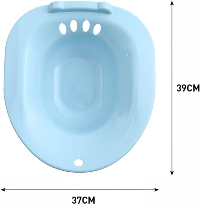 Toilet Sitz Bath Portable Personal Perineal Soaking Bidet Basin Travel Pregnant Blue image number 2