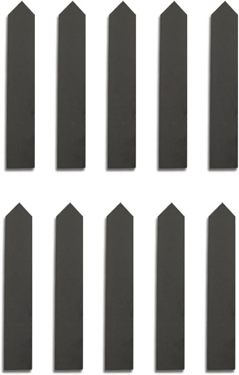 Slate Plant Labels with Soapstone Chalks Reusable Chalkboard Garden Markers for Herbs, Vegetables, Succulents and More (6, 15Cmx2.5Cm) image number 3