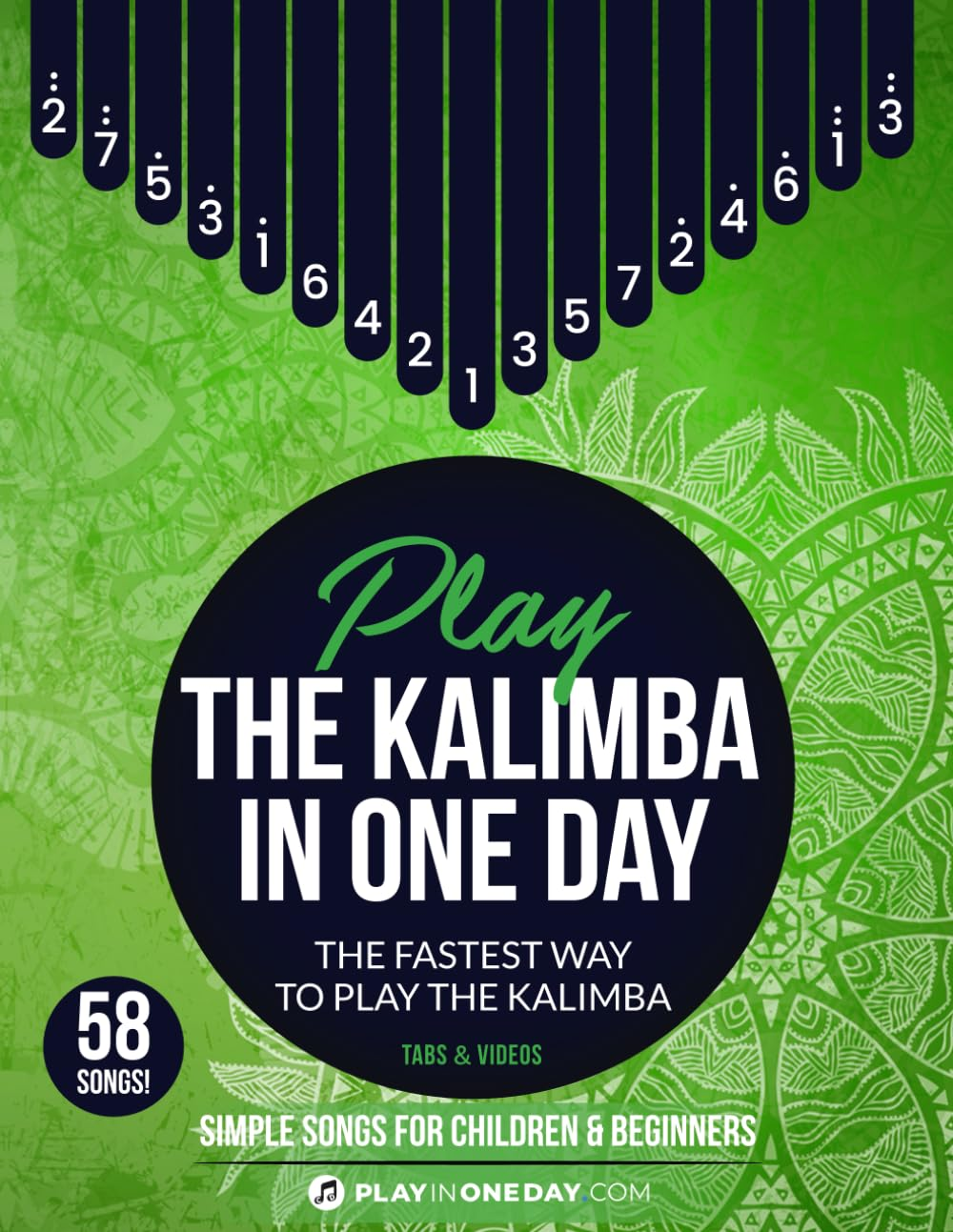 Play the Kalimba in One Day. Simple Songs for Children and Beginners.: Tabs & Videos image number 1