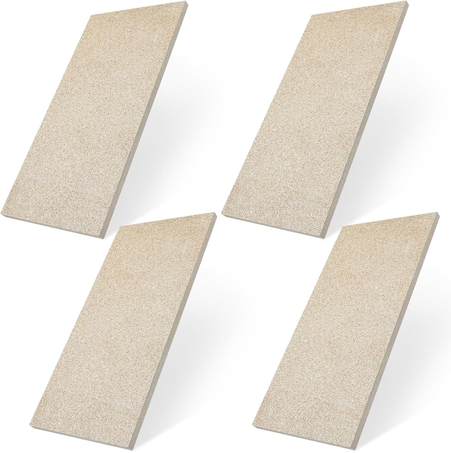 Sasylvia 4 Pcs Quadrafire Baffle Board 2100F Firebrick Wood Stove Fireboard Insulation Fireplace Replacement Parts for Heating Hearth Oven Forges Kilns, 9.5 X 15.5 Inch image number 5