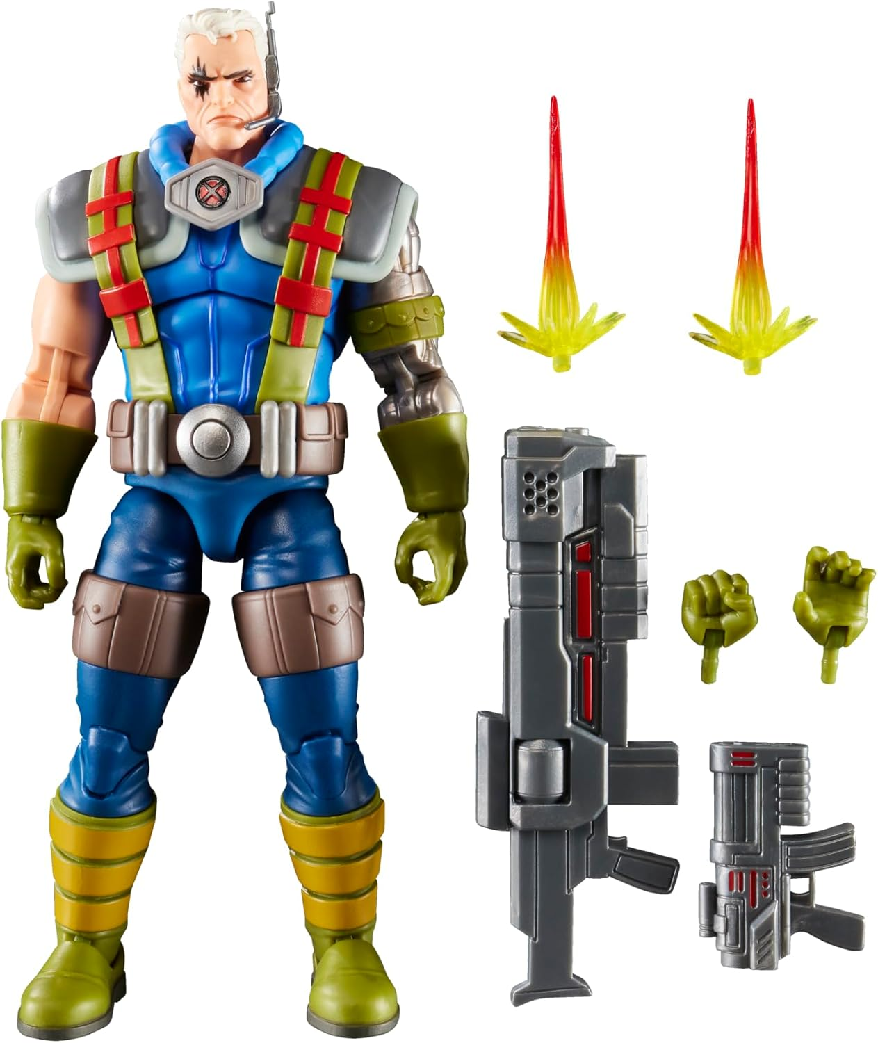 Marvel Legends Series Marvel'S Cable, X-Men '97 Collectible 6-Inch Action Figure Toy image number 3
