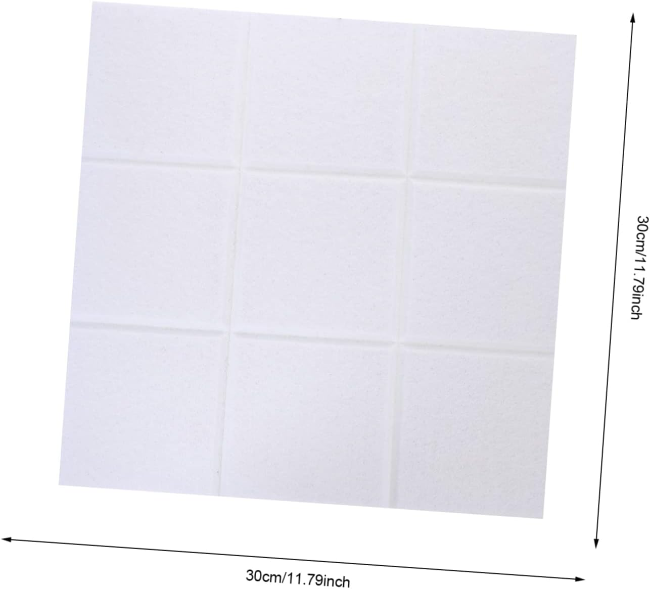 GANAZONO Felt Display Board for Photo Background Decorative Notice Board White Material for Classroom and Office Use image number 3