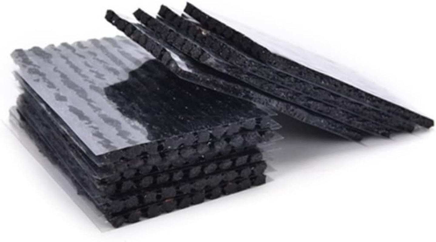 DONFAMDS Car Tubeless Tire Repair Tool Seal Strip 30Pcs Black 100X3.5Mm Automotive Wheel Tire Tape Puncture Fixing for Quick Tyre Repair