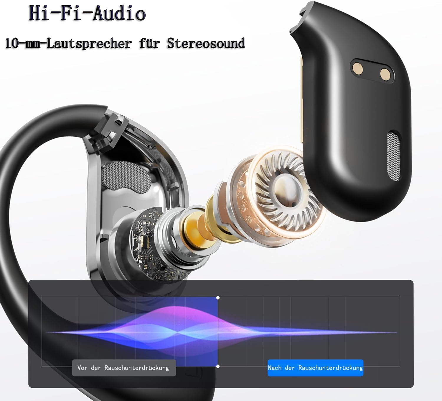 AI Language Translator Earbuds, 3-In-1 Translation Device, Supports 144 Languages and Accents, Real Time Translation with 8 Offline Language Packs, Perfect for Travel, Business and Learning