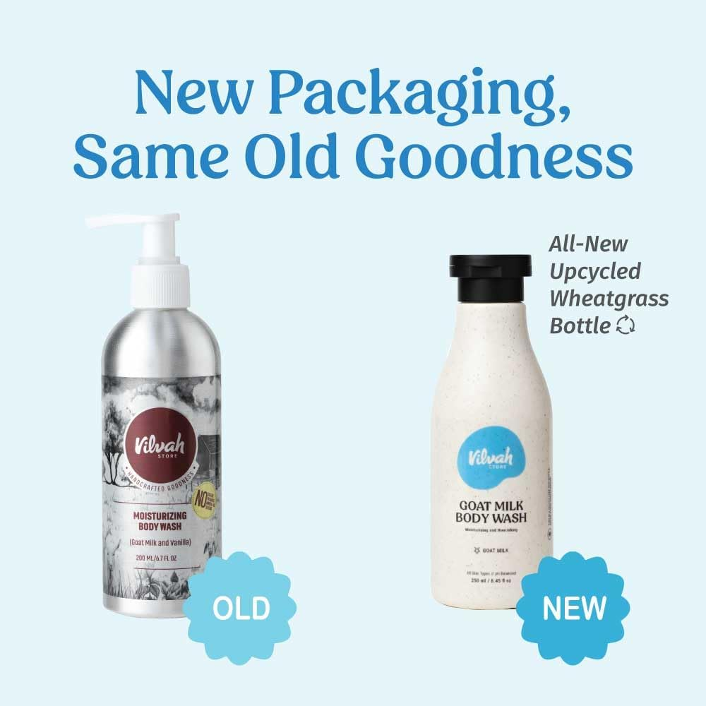Vilvah Store Moisturising Body Wash (Goatmilk & Vanilla), 200Ml image number 1
