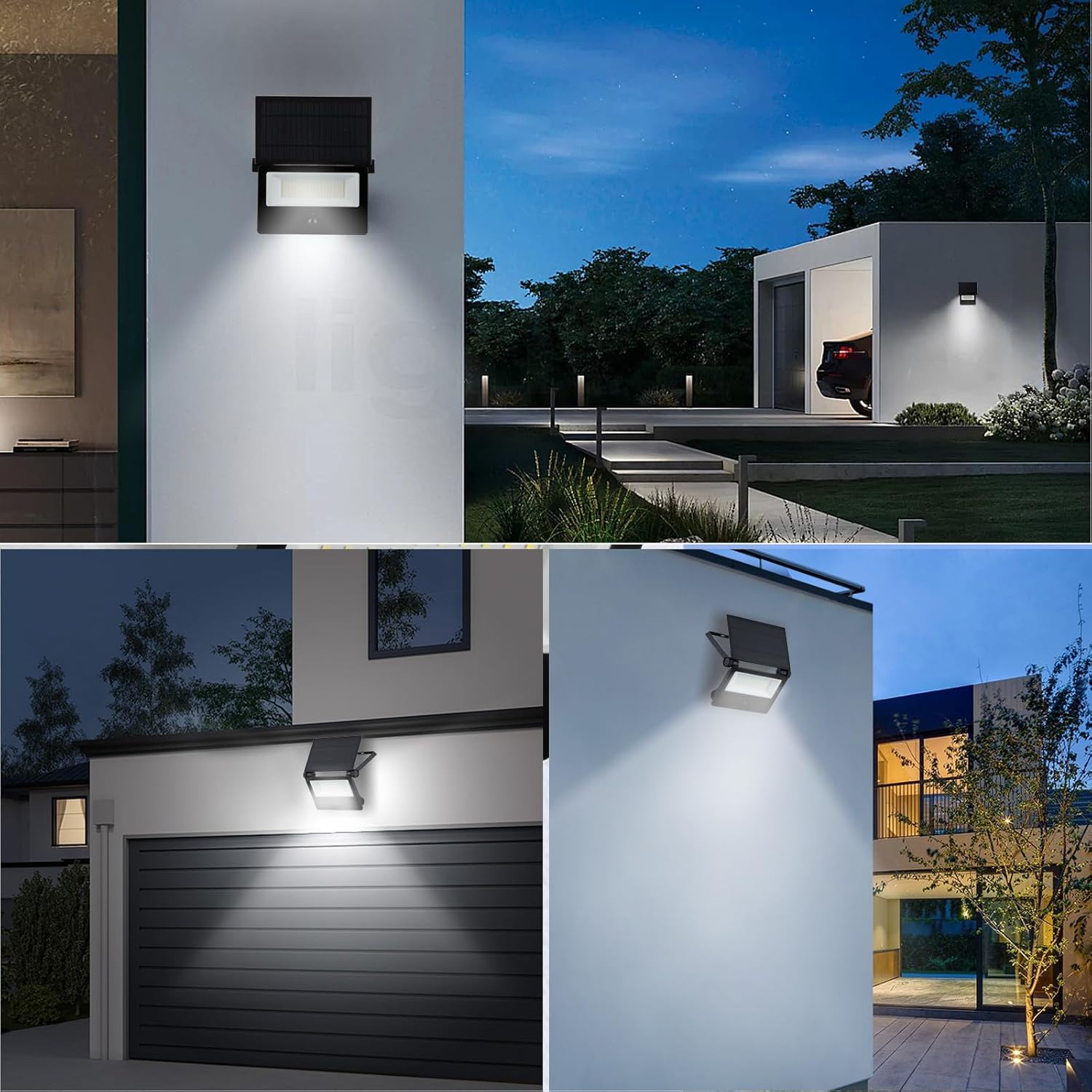 Zarek Solar Outdoor Light 1500 Lumens,6000K Daylight,Motion Sensor Light Outdoor,Ip54 Waterproof LED Security Light Bright Solar Wireless Wall Lighting, Adjustable Wide Angle image number 6