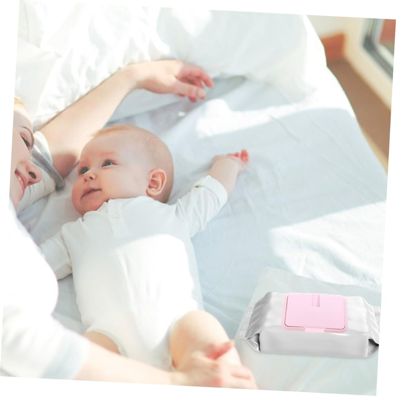 Cabilock 2Pcs Portable Wet Tissue Heater for Car Outdoor Use Diaper Wipes Warmer image number 3