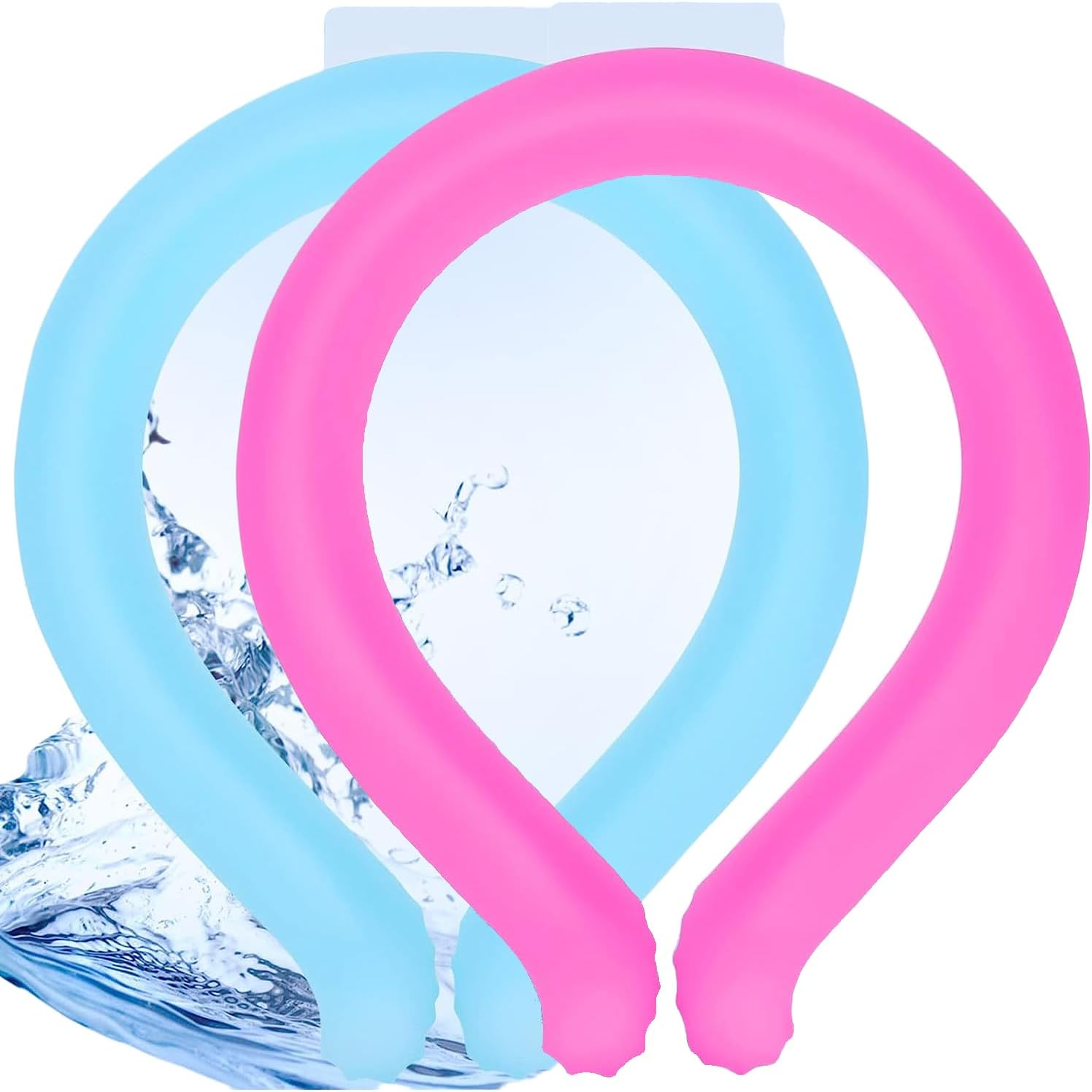 Wearable Neck Cooling Tube, Gzssel-Shops Cooling Starts below 18&deg;C (64.4), Reusable for Extremely Hot Weather Summer Outdoor Sports Cooling Heat Indoor Climbing Mountains Bicycle Sandy Beach