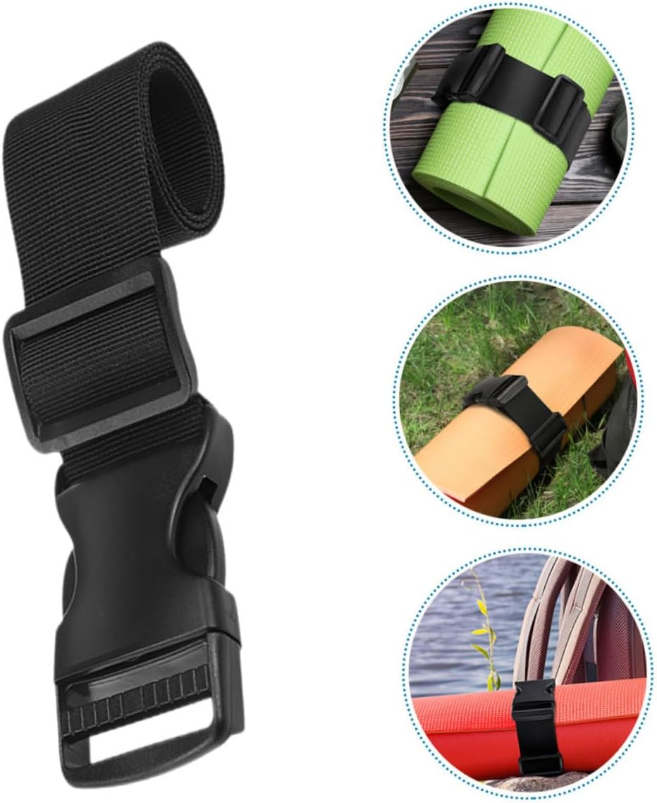 ASAKKURA 4Pcs Adjustable Nylon Buckle Straps Suitcase Fixing Straps Travel Luggage Belts for Backpack Replacement Outdoor Use 3Cm Wide X 100Cm Long image number 5