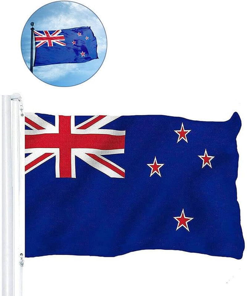 Large New Zealand Flag Kiwi NZ Heavy Duty Outdoor 90 X 150 CM - 3Ft X 5Ft AU image number 1