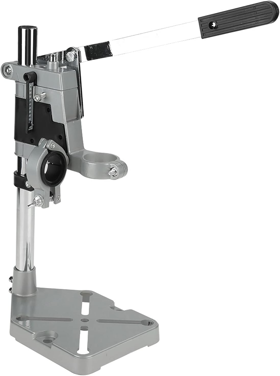 HISUEKIG Benchtop Drill Presse, Heavy-Duty Base Drill Stand, Easy to Use for Press Workbench Hand (Double Hole) image number 5