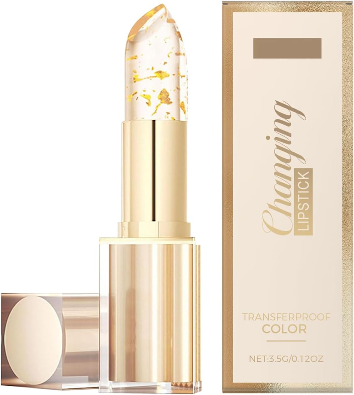 Truetone - Ph Adjusting Lipstick, 3.5G Transferproof Colour Changing Lip Stick,Gold Crystal Deep Nourishment Long Lasting Moisturizing Glossy Shine Lip Gloss for Women