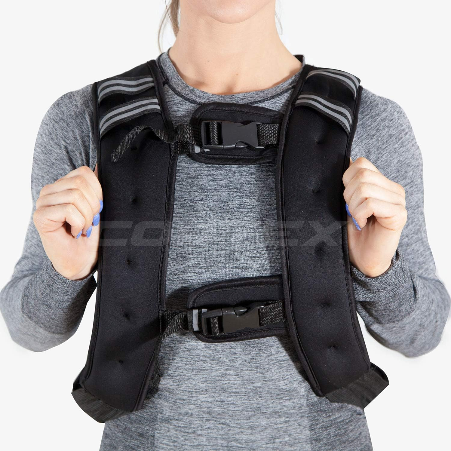 Cortex Weight Vest 10Kg Adjustable Sport Exercise Weights Jacket Training Workout image number 1