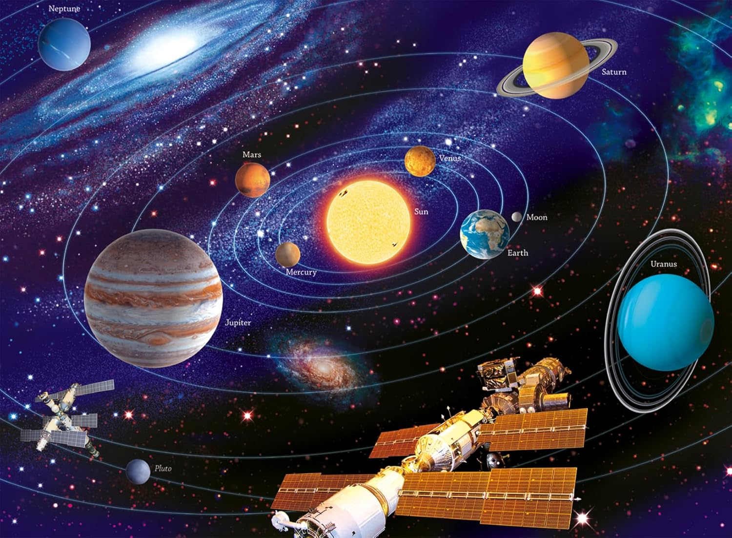 Ravensburger - the Solar System Puzzle 200 Piece Educational Jigsaw for Kids and Teens, Space-Themed, Fun and Challenging image number 2