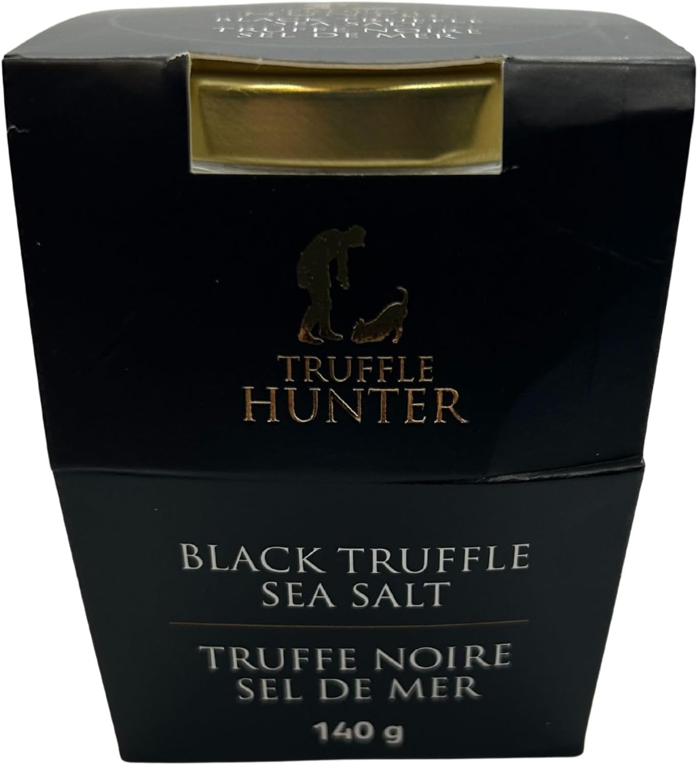 Trufflehunter - Flaked Black Truffle Cornish Sea Salt - Sea Salt Seasoning - 140G