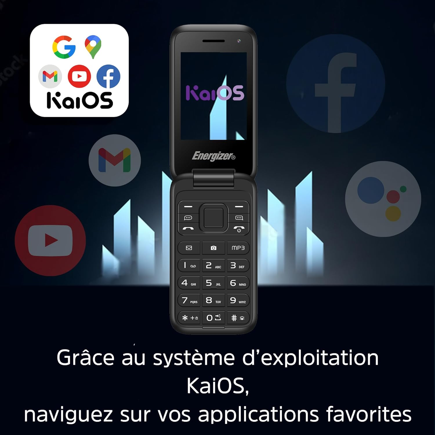 Energizer E282SC+ - 4G LTE - 1400Mah Battery - Dual SIM (Nano-Sim) - 3 Year Warranty - Black - Unlocked - 2MP Camera image number 5