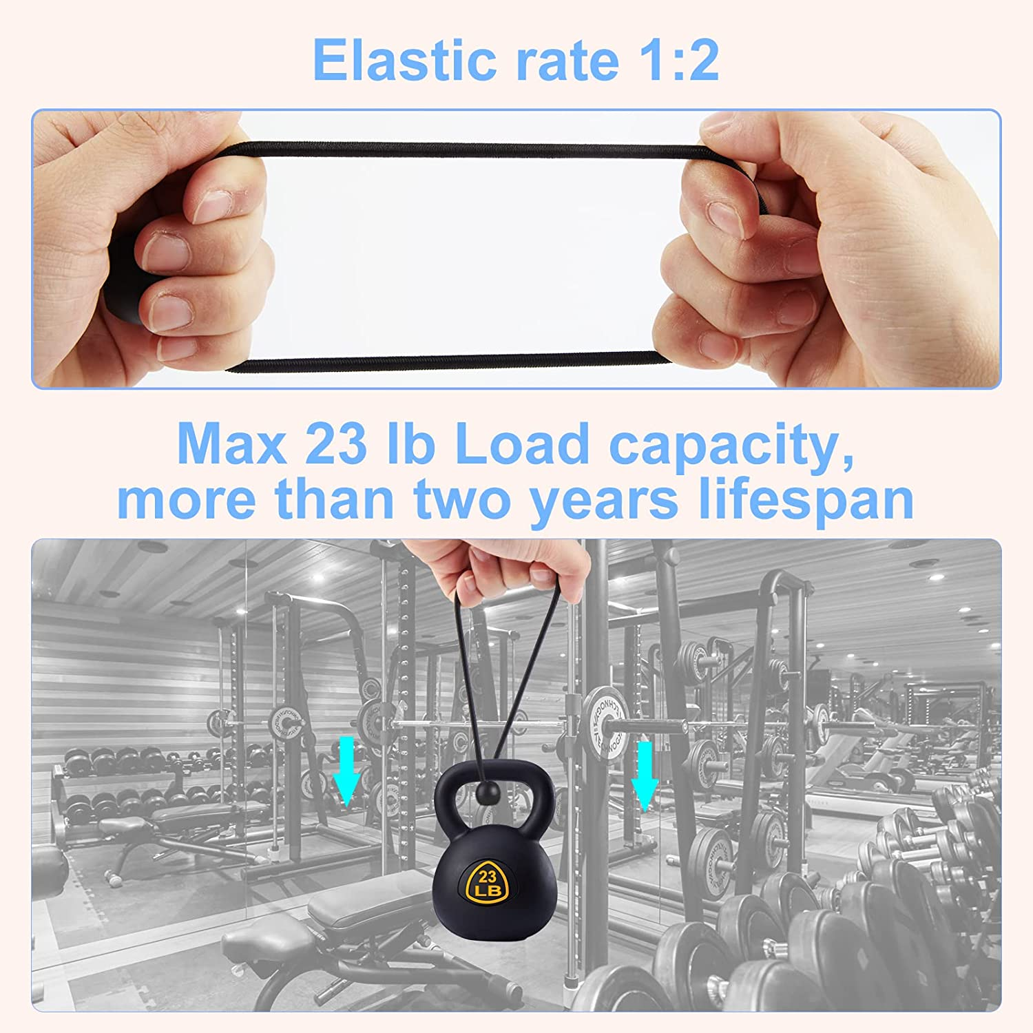 30PCS of 3 Sizes Ball Bungee Cords, 6, 9, 11 Inch Tarp Canopy Bungee Balls, Heavy Duty Tie down Cord for Shelter, Gazebo, Camping, Tent, Cargo, Holding Wire and Hoses, Patio Umbrellas, Awning image number 2