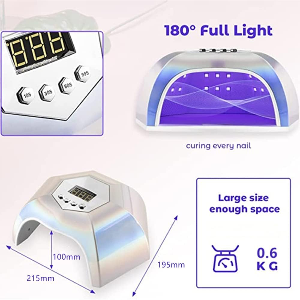 Nail Dryer Uv Nail Light 66 Led Dryer for Curing Gel Nail Polish with Automatic Sensor Professional Manicure Pedicure Salon Tool Nail Lamp Nail Lamp image number 2