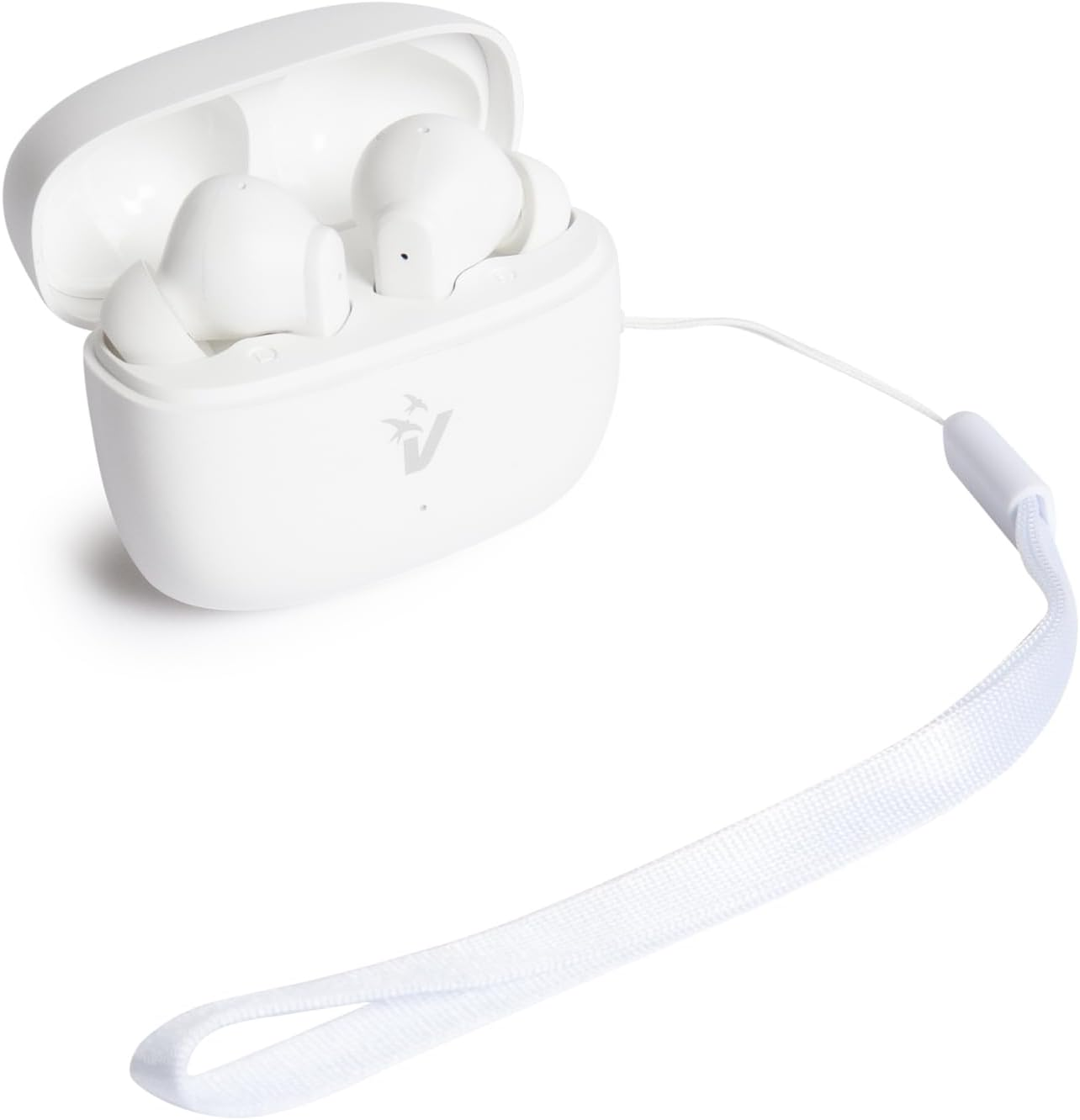 Vultech Pop EP-40WH Wireless In-Ear Headphones, Bluetooth 5.3, USB-C, ANC Active Noise Cancellation, Touch Control, IPX5, Microphone for Smartphones Samsung, Iphone, Xiaomi, Huawei - White image number 5