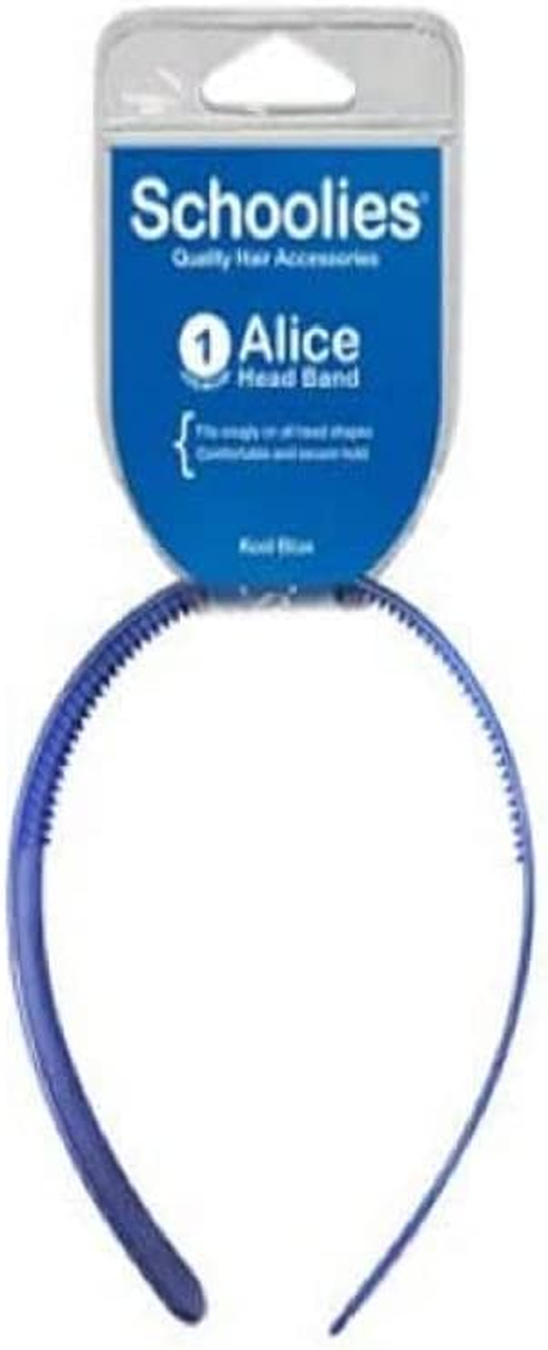 Schoolies Hair Accessories Alice Head Band, Real Dark Blue