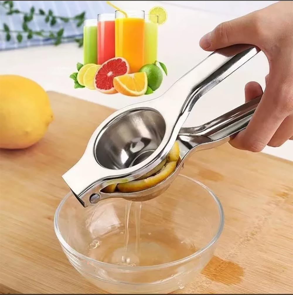 Lemon Squeezer, Stainless Steel Citrus Juicer,Citrus Lime Lemon and Fruit Juicer,Metal Lemon Hand Press,Hand Held Squeezer