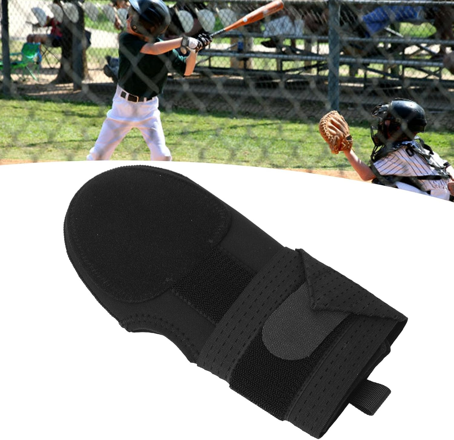 Sliding Mitt, Baseball Sliding Mitt for Right Hand, Youth and Adult Size, Baseball Softball Sliding Glove for Hand Protection, Softball Sliding Guard with Elastic Compression Strap image number 1