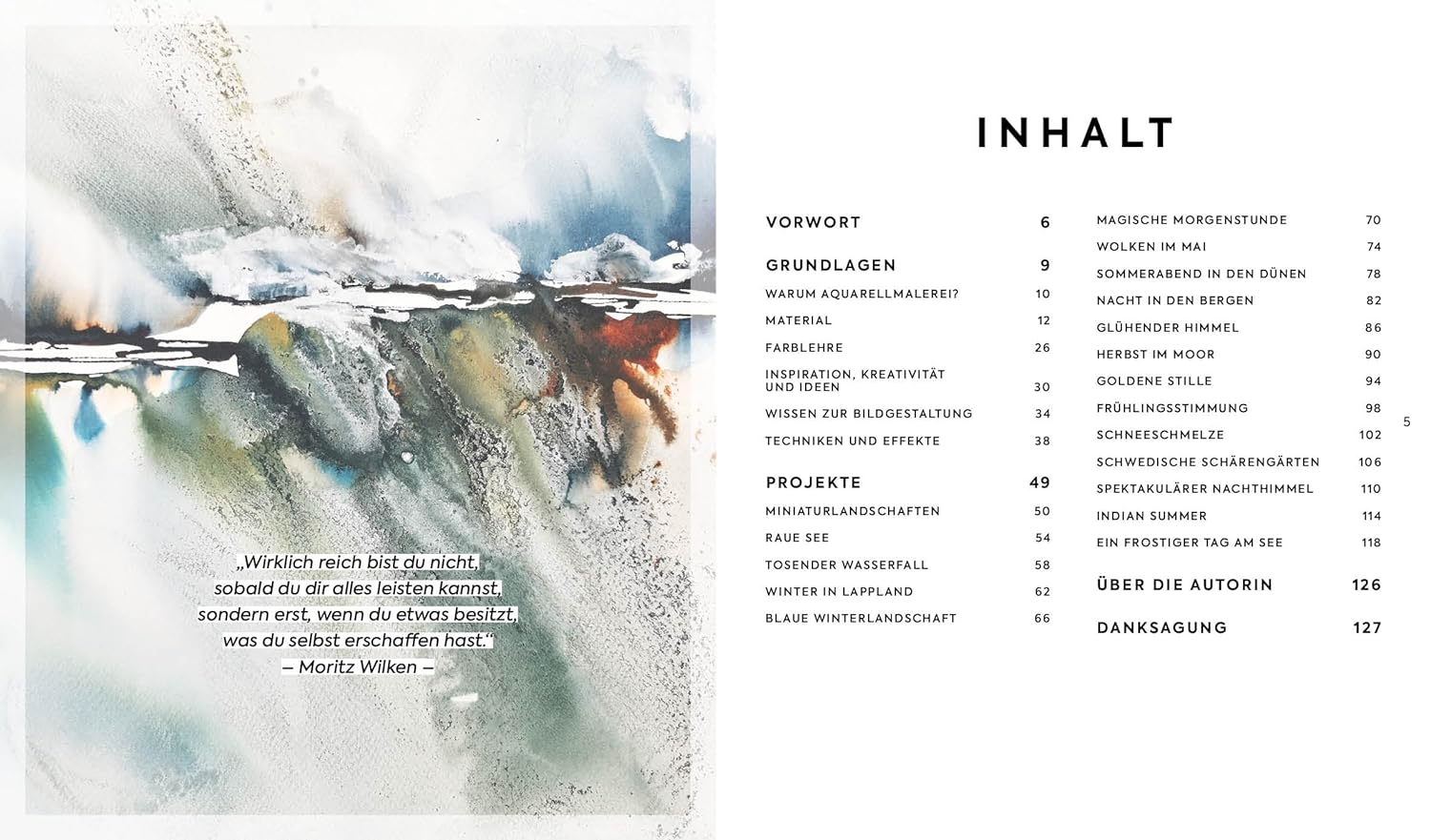 Aquarell Landscapes: Innovativ, Schnell Und Beeindruckend Malen: Mit Der Loose-Watercolor-Technik Atmosph&auml;rische Landschaften Entstehen Lassen image number 2