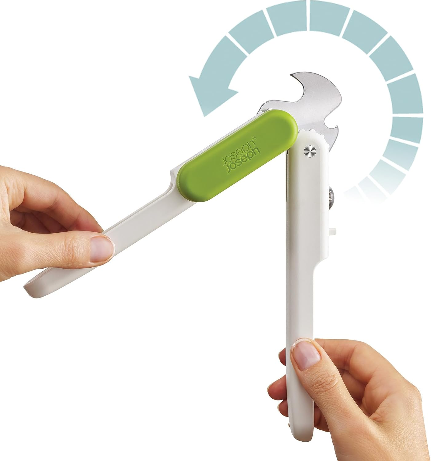 Joseph Joseph Duo 3-In-1 Can Opener, White/Green image number 4