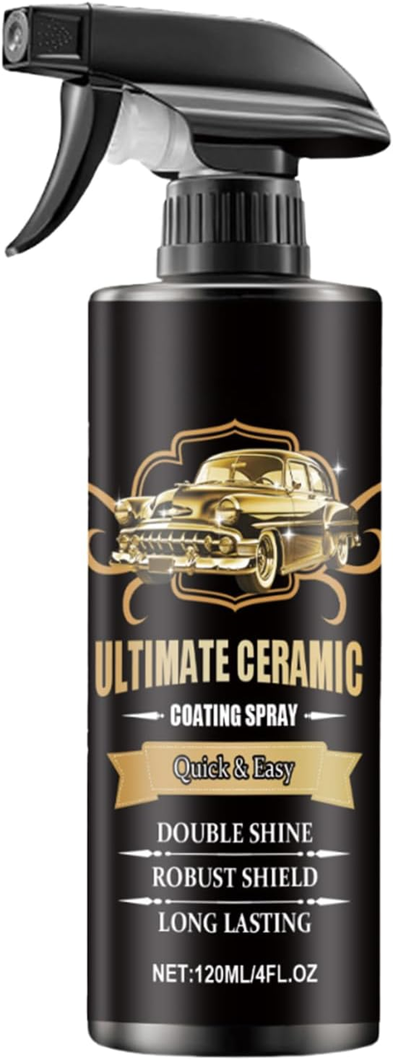 Ceramic Coating for Cars | 120Ml Multi-Functional Clear Coat Spray Paint,Automotive Paints & Primers for Truck RV Marine Motorcycle Tire Trim Windshield Interior Detailing image number 1