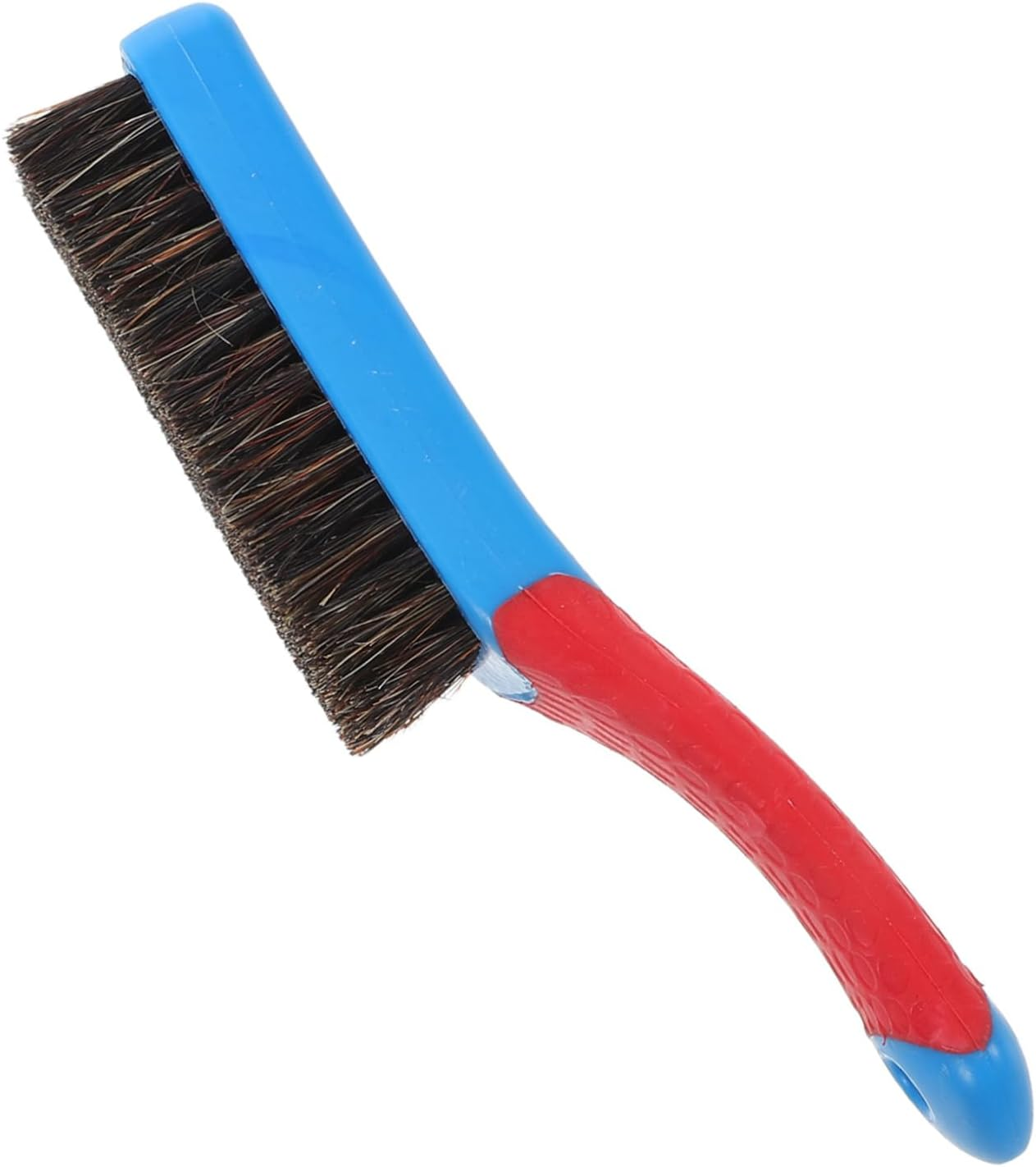 TOGEVAL Car Interior Fabric Cleaning Brush with Soft Bristles and Blue Handle for Upholstery, Leather, Dashboard, Pet Hair Removal and Carpet Detailing Tool for Auto Interior Care image number 5