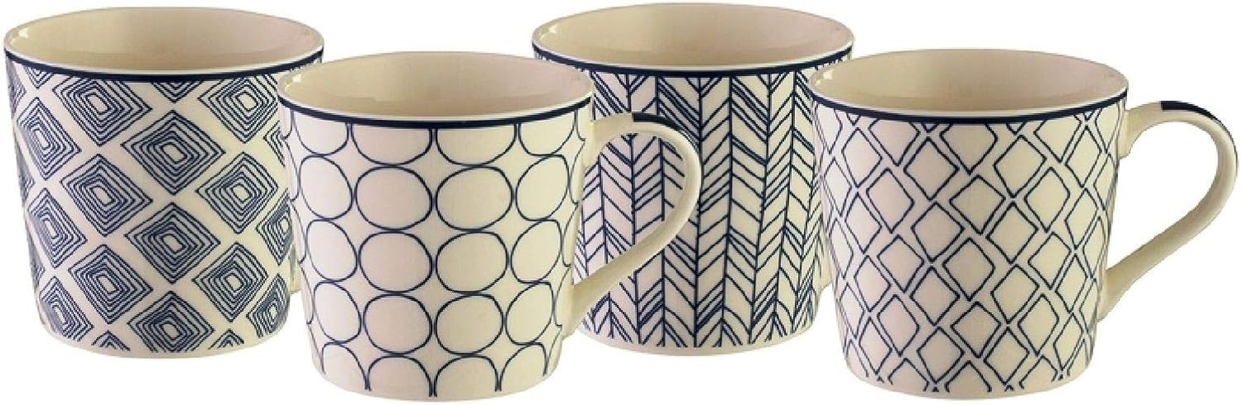 Bundanoon Mug Company Contempo Bone China Mug, 425Ml, Contempo, 43012