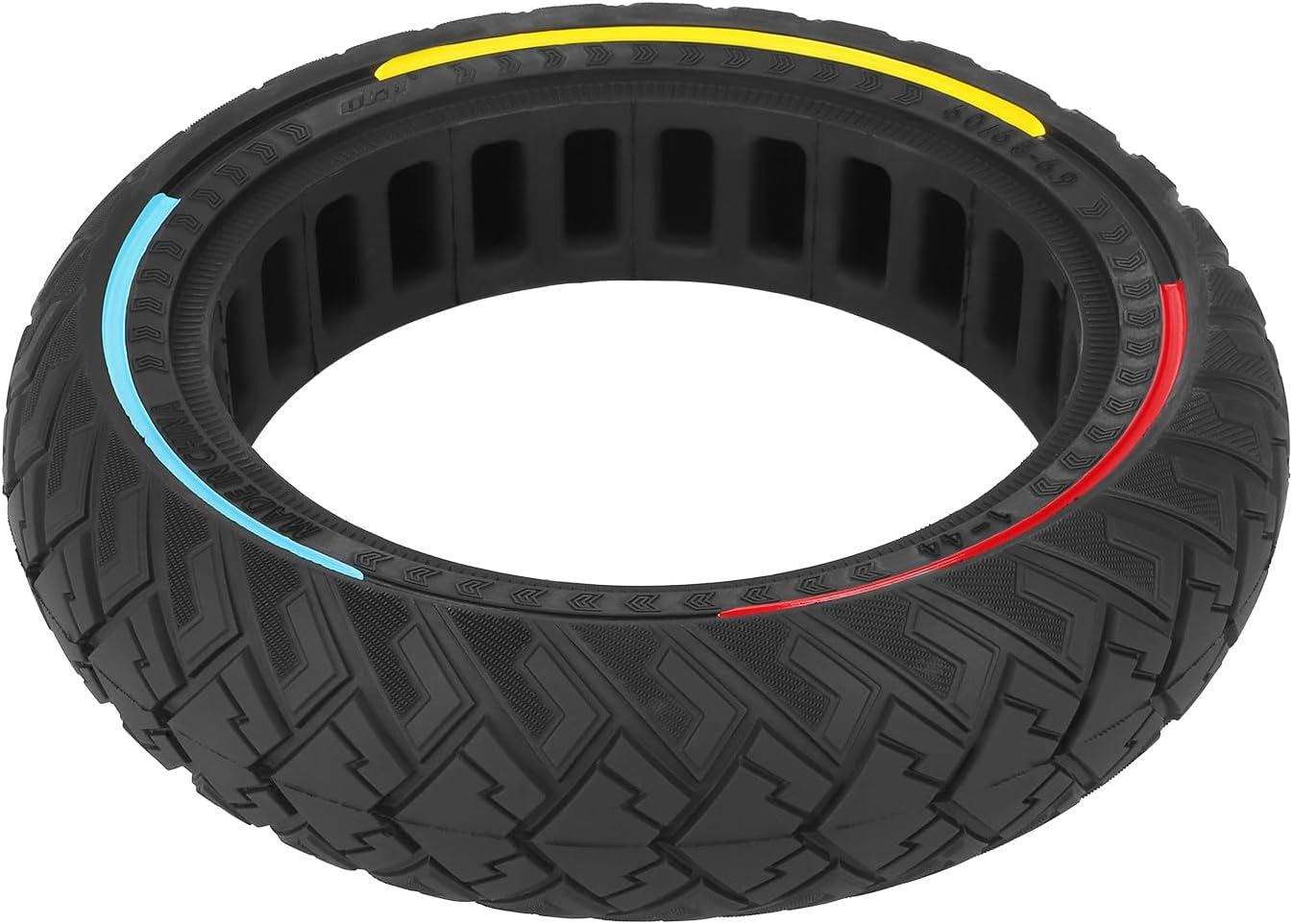 60/65-6.9 Replacement Wheels Solid Rubber Tyres 10 Inch Solid Tyres for Ninebot Max G2 G2D G2E G65 F3 F3 Pro Electric Scooter Rear Replacement Tyres Solid Tyres Non-Slip Puncture Proof (Colour image number 6