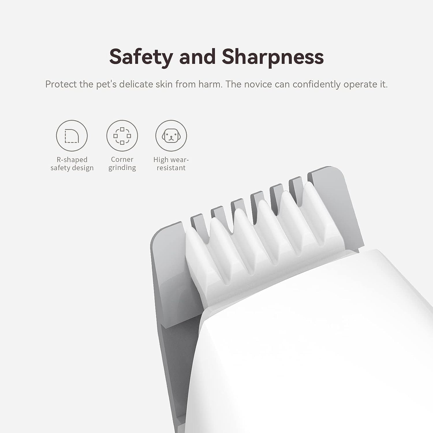 Dog Paw Trimmer Low Noise Cordless Electric Mini Shaver Clippers for Grooming Small Dogs and Cats Hair around Face, Paw Pads, Eyes, Ears, Rump image number 4