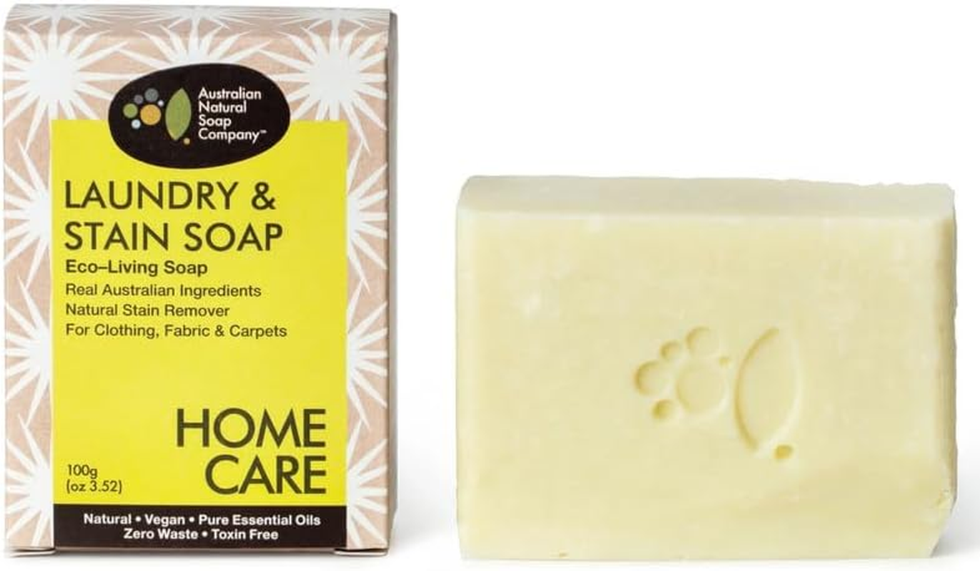 The Aust. Natural Soap Co Natural Palm Oil Free Laundry & Stain Soap 100G image number 4