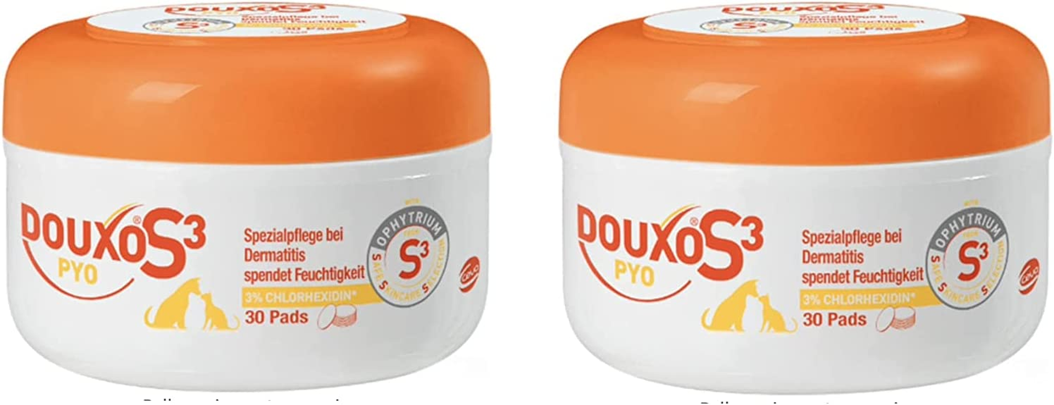 Douxo Pyo Pads 2 Pack of 30 Unscented Dishwasher Pads image number 2