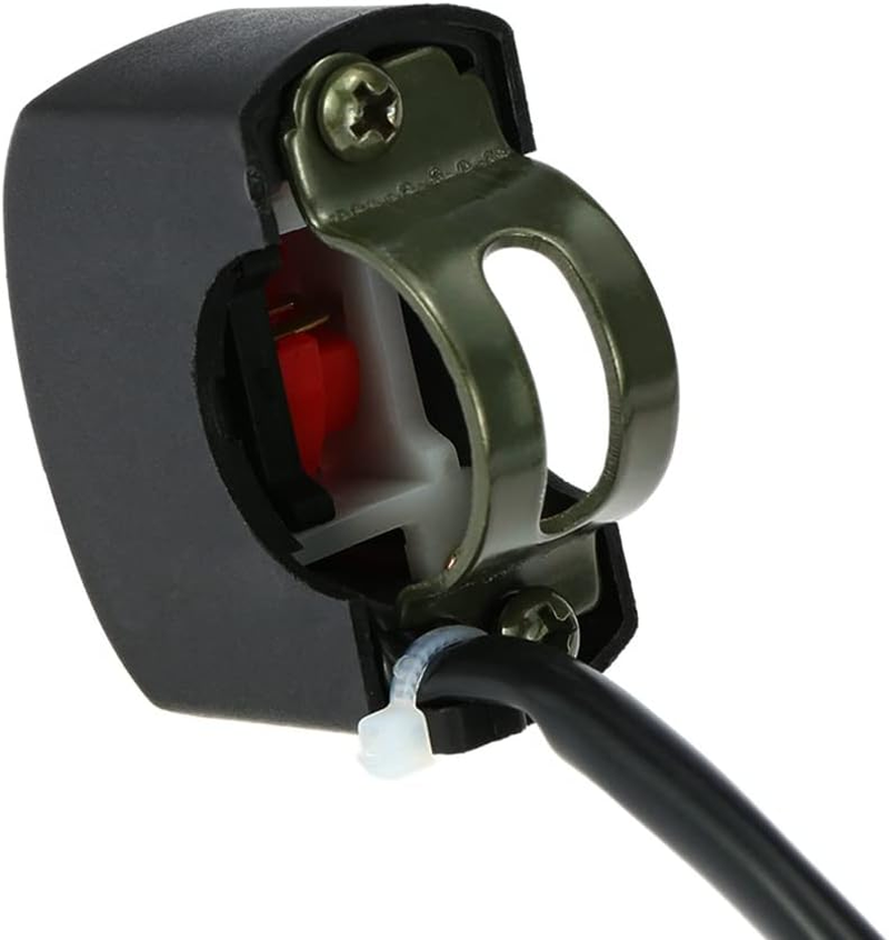 Domary Universal Motorcycle ATV Bike Handlebar Light Switch on off Button image number 5