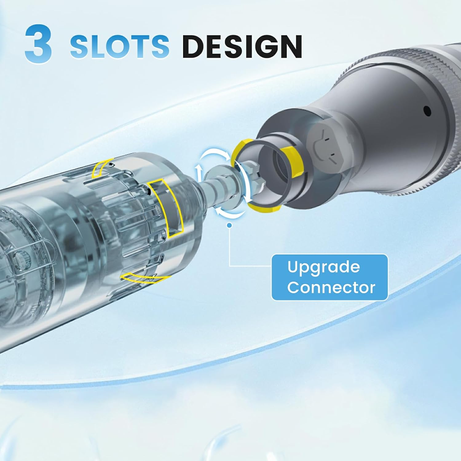 Derma Roller Pen for Women Men, Microneedles Pen Derma Roller Kit- 0.25 Mm image number 2