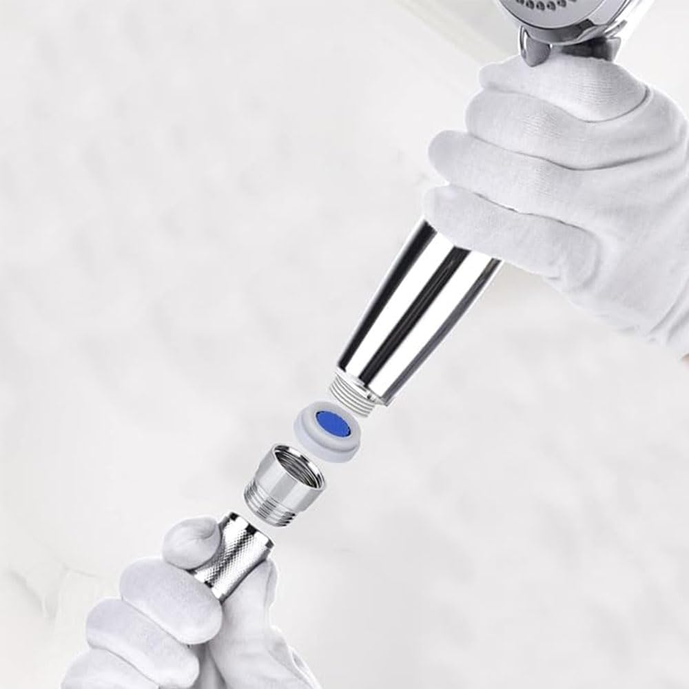 6 Pieces Shower Flow Reducer Limiter Set, Water Flow Saver Adapter, Water Flow Saver Adapter Set for Shower Hotel Bathroom Toilet (1.2/1.5/1.8/2.0/2.2/2.5 GPM) image number 6