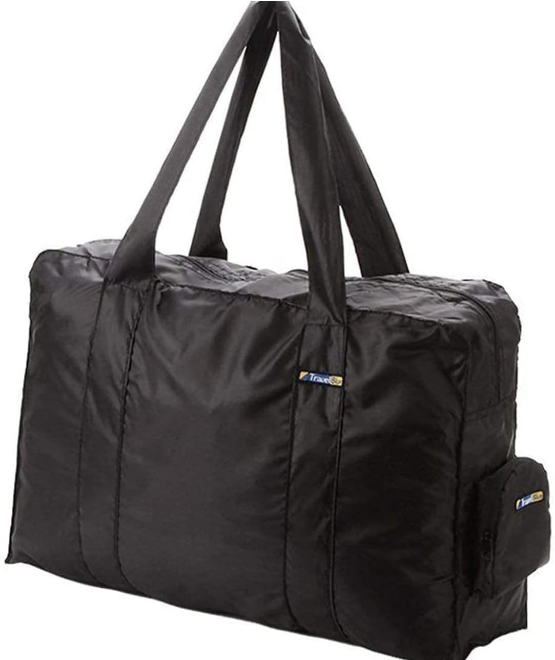 Travel Blue Foldable Duffle Bag &ndash; Lightweight 16L, 30L, 48L & 60L Holdall &ndash; Compact Bag for Men & Women, Gym, Shopping & Overnight Use &ndash; Durable Polyester with Trolley Strap (Black, Small (16L)) image number 5