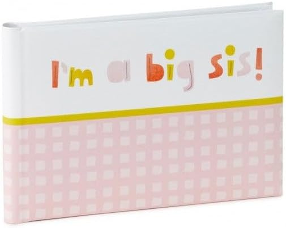 Hallmark 'I&rsquo;M a Big Sis' Brag Book - Big Sister Photo Album - 4X6 Inches - Pink - for New Baby/Keepsake for Big Sister image number 2