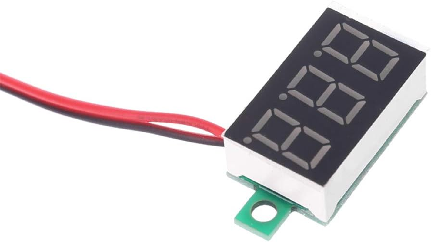 FGDTREE 4.5-30V 2-Wire for Voltage Meter Digital Voltmeter LED Display Panel Voltage Automotive Parts Digital Meter Current Meter Multi Meter Multimeter Meter Voltage Meter Current Meter image number 4