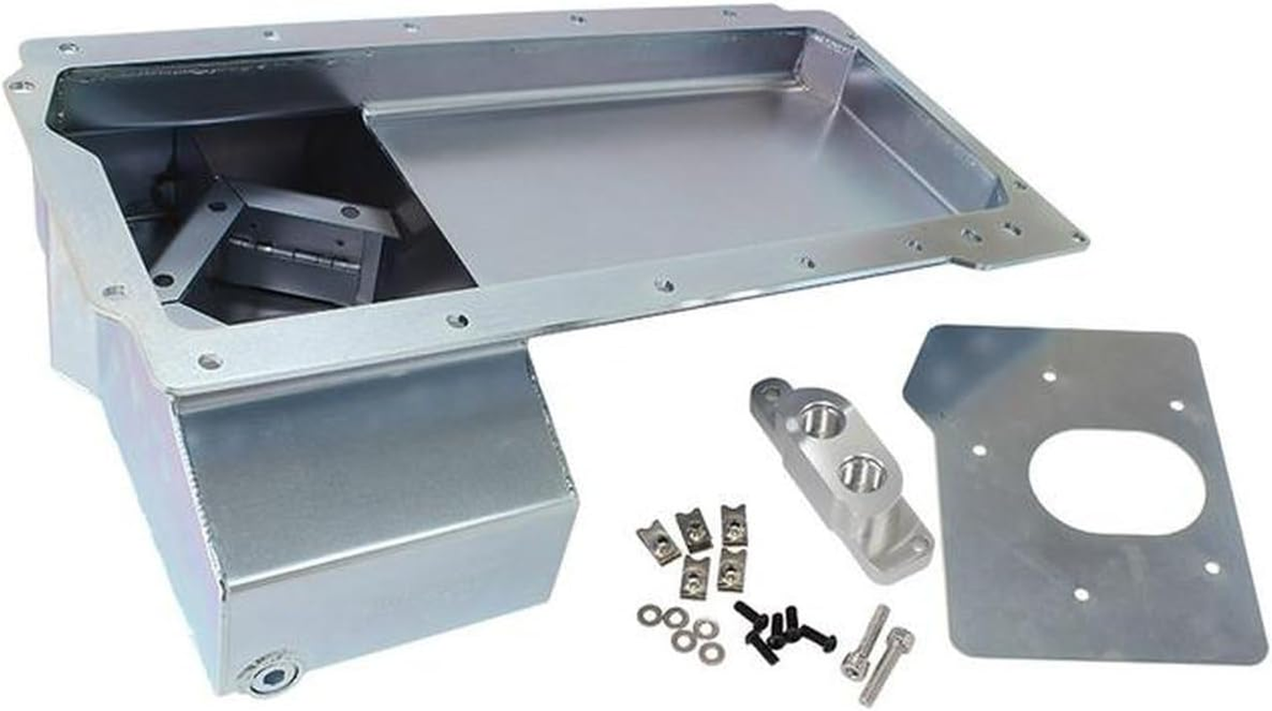 Aeroflow Fabricated Oil Pan Front Sump Fits GM LS Commodore